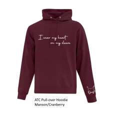 I Wear My Heart On My Sleeve - ATC Pull-over Hoodie